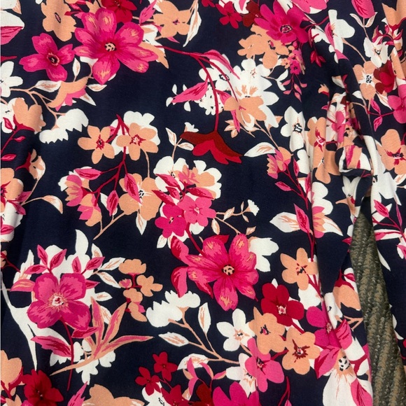 NWT LuLaRoe Natalie Jumpsuit Pink Floral Sz 2XL - Picture 3 of 3